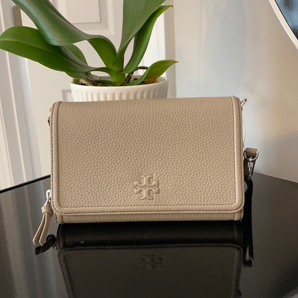 Brand New Tory Burch Nude Cross-Body